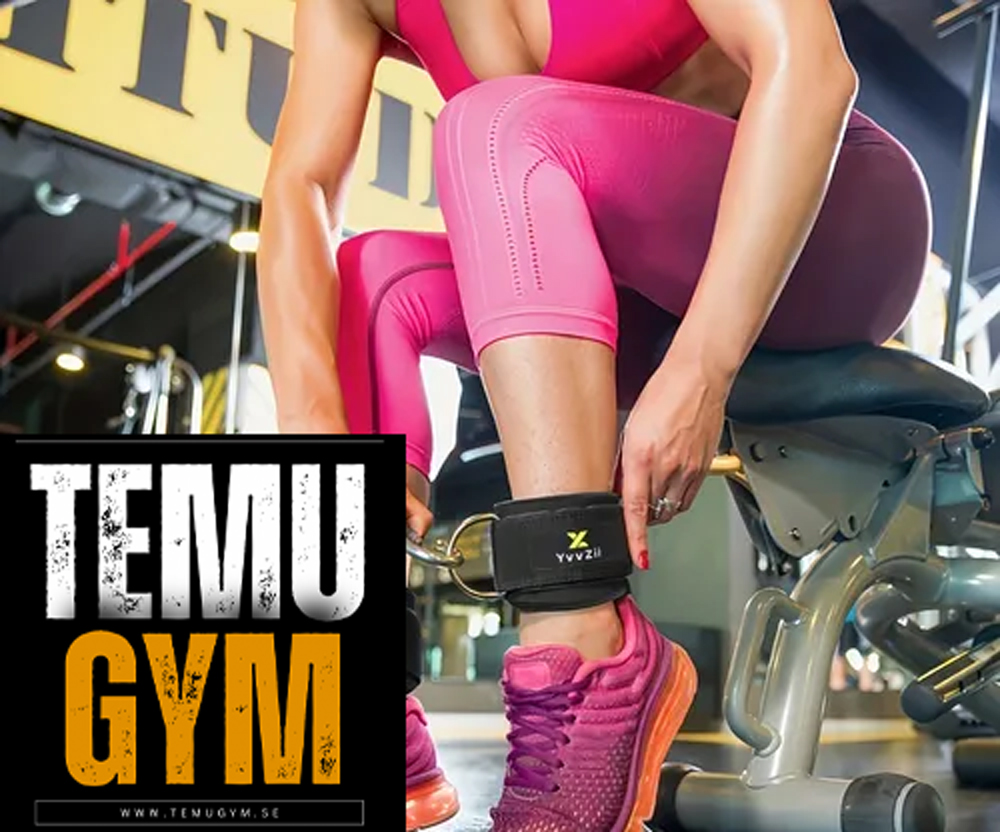 En person på ett gym